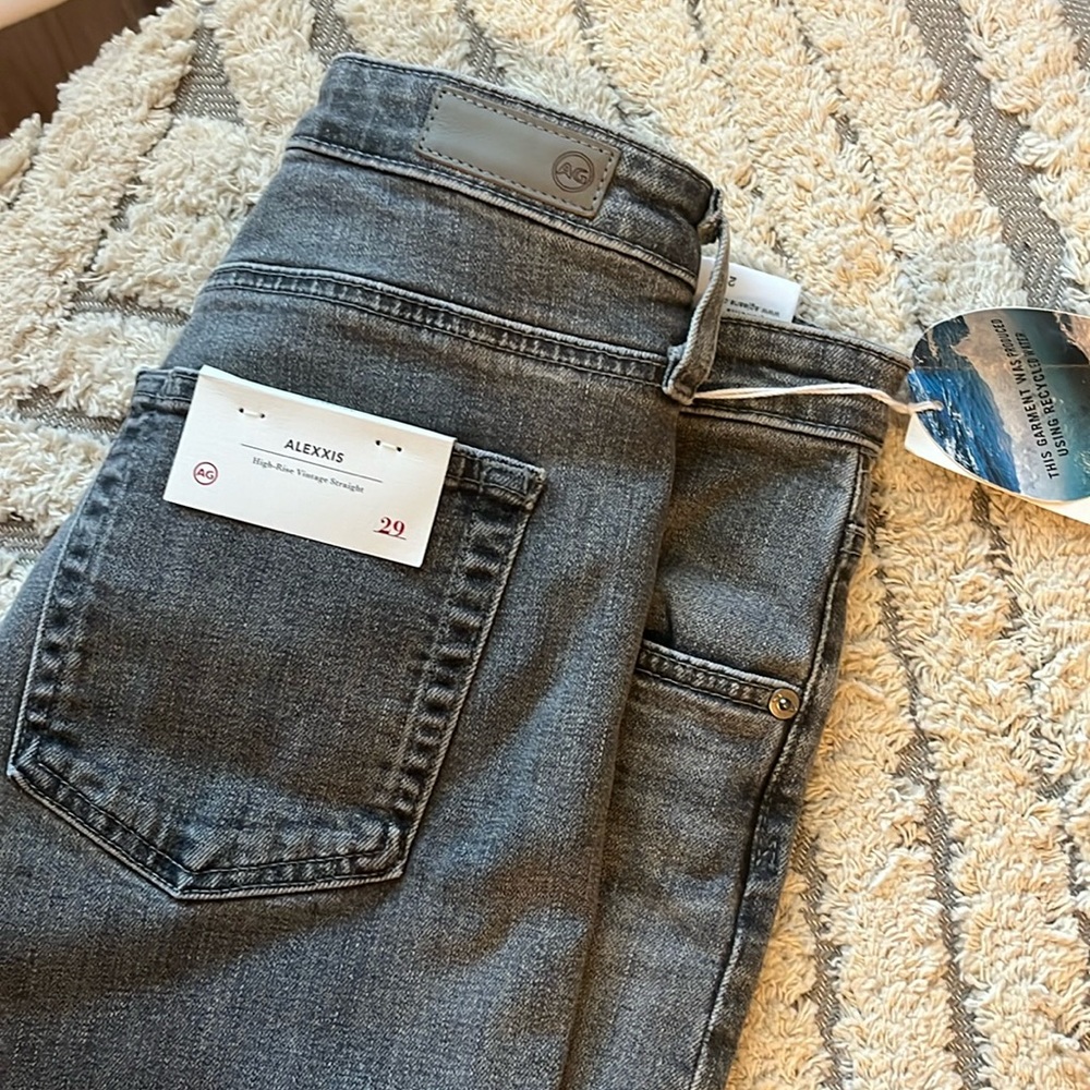 AG Alexxis high rise vintage straight jeans